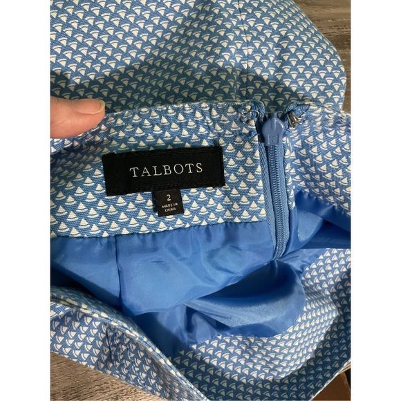 Talbots Skirt Pocket Front Pencil Skirt Size 2 Lined Zip Back ❤️💕 - Picture 3 of 11